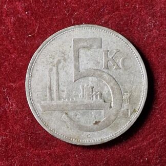 5 Kč 1930 Ag