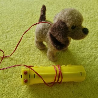 Retro hračka - Plyšový pejsek na ovládání