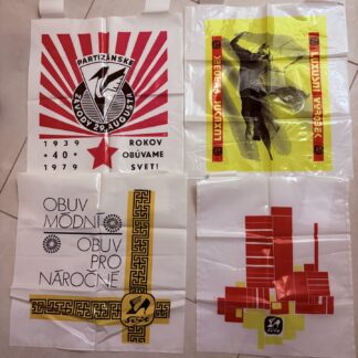 Igelitové tašky z ČSSR.