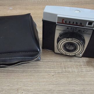 Retro fotoaparát Corina Druopta z Československa + originální pouzdro