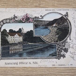 Pohlednice Kamenný Přívoz nad Sázavou